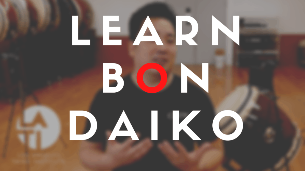 taiko lessons - obon festival drumming